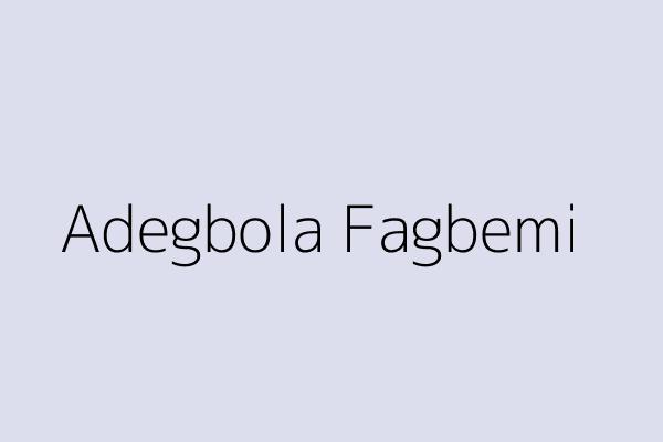 Adegbola Fagbemi
